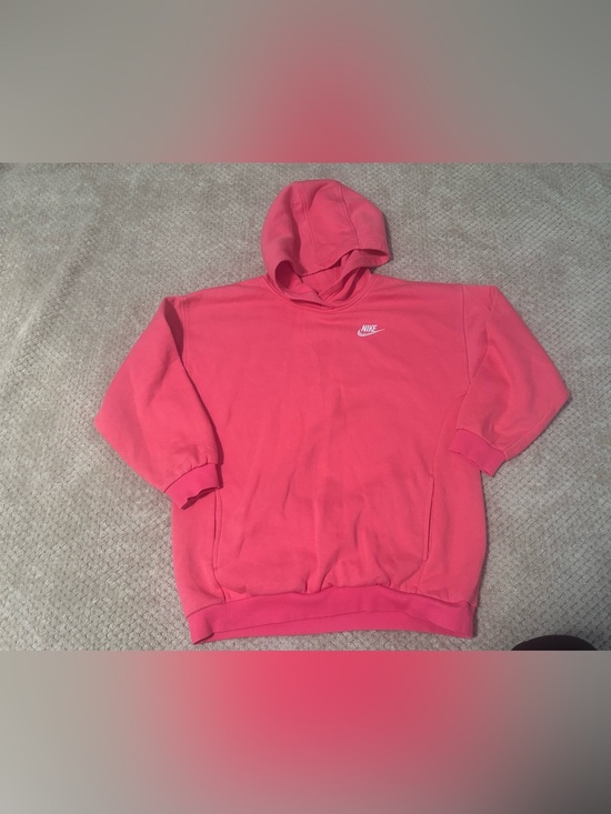 Nike Other - Nike Coral Pink Hoodie with White Swoosh
